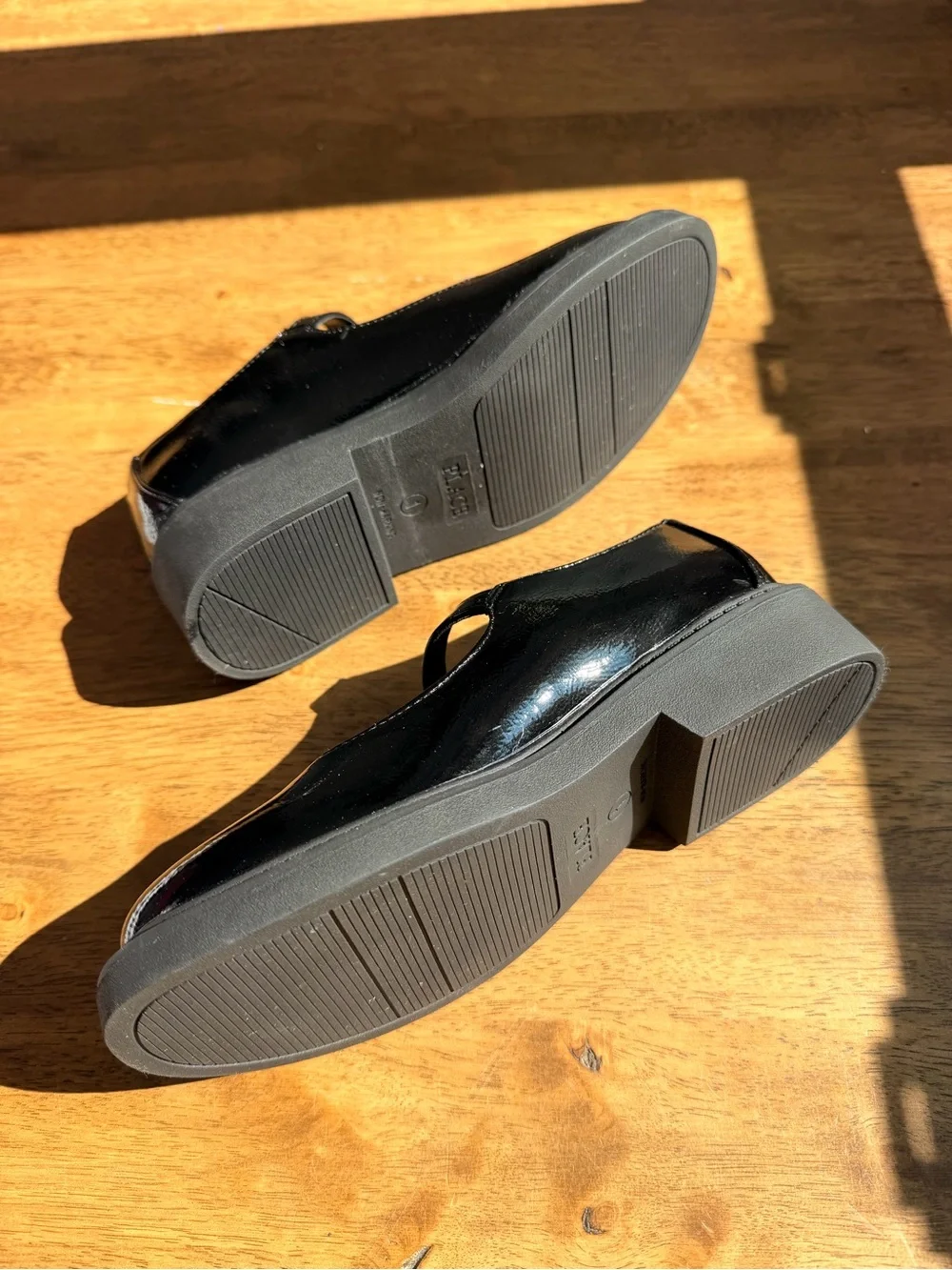 The Children's Place Black Patent Dress Shoes for Kids, Mary Jane's school shoes